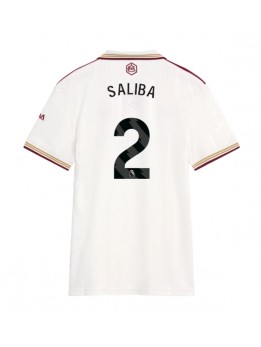 Arsenal William Saliba #2 Replika Tredje Kläder Dam 2025-26 Kortärmad